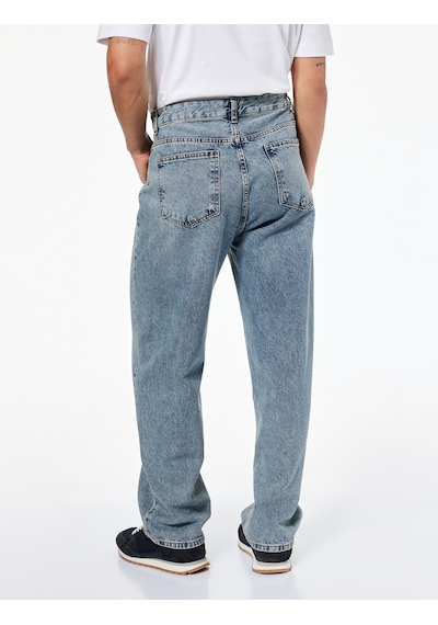 Koton Normal Bel Pamuklu Bol Kalıp Baggy Jean Pantolon Orta İndigo 7wam40070nd Koton Normal Bel Pamuklu Bol Kalıp Baggy Jean Pantolon Orta İndigo 7wam40070nd