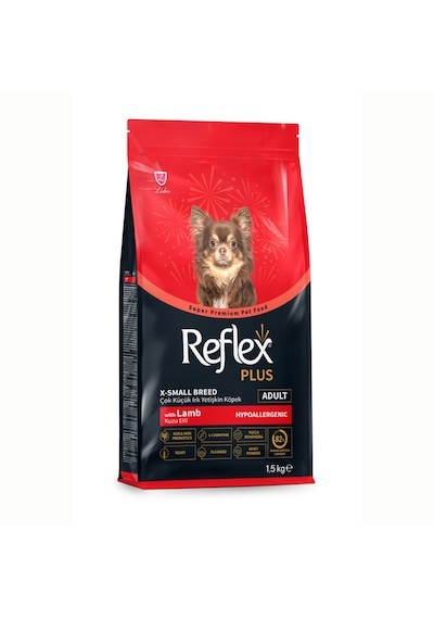 Reflex Plus Kuzu Etli Çok Küçük Irk Yetişkin Köpek Maması 1500 G