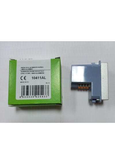 Alüminyum Rj11 Telefon Prizi 1m