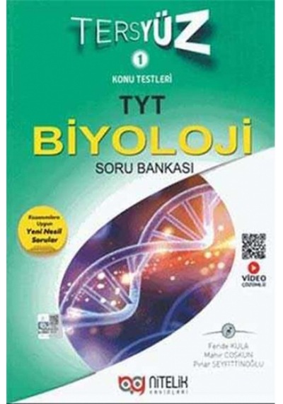 Yks Tyt Biyoloji Tersyüz Soru Kitabı Nitelik Yayınevi