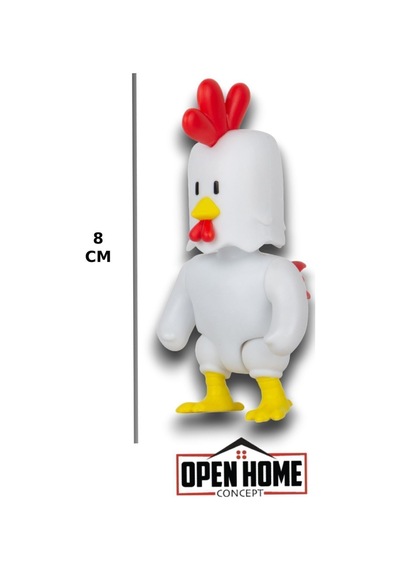 Stumble Guys 8 Cm Aksiyon Figür - Chicken 1 Adet
