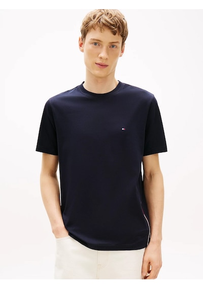Tommy Hilfiger Mw0mw42393dw5 Global Stripe Erkek Tişört Lacivert