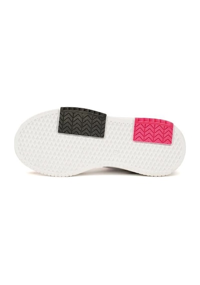 Hummel Courfu Jr 900553-9047 Beyaz & Siyah & Pembe Kız Çocuk Günlük Spor Ayakkabı Beyaz