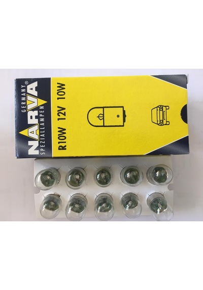 Narva 12v 10w Sinyal/stop Ampulu 10 Lu Paket