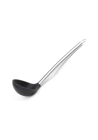 Epinox Epınox Silikon Siyah Mutfak Seti 3 (Silikon Kaşık, Spatula, Kepçe, Spagetti Kaşığı, Kevgir)