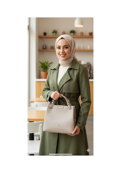 Just Polo Kadın Su Geçirmez Ayarlanabilir Askılı Büyük Boy Lüks Omuz Çantası Shoulder Bag Ebat: 27 X 30 Cm Taş 91755357
