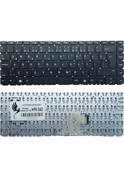 HP Uyumlu Probook 440 G6 Hsn-q15c Notebook Klavye -siyah-
