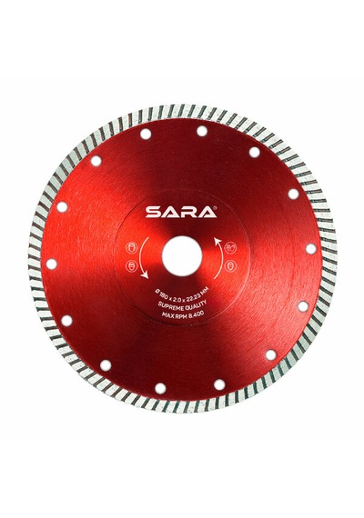 Sara S518 Profesyonel Turbo Elmas Testere - 180 Mm