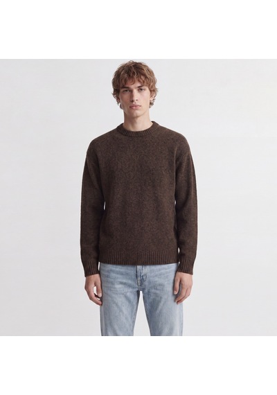 Jack & Jones Erkek Relaxed Fit Triko Kazak - Soho - 12278924 Cocoa