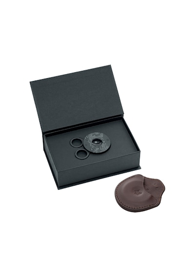 Fox The Circle Siyah Granit Çelik Puro Makası Kesici - Tr9320