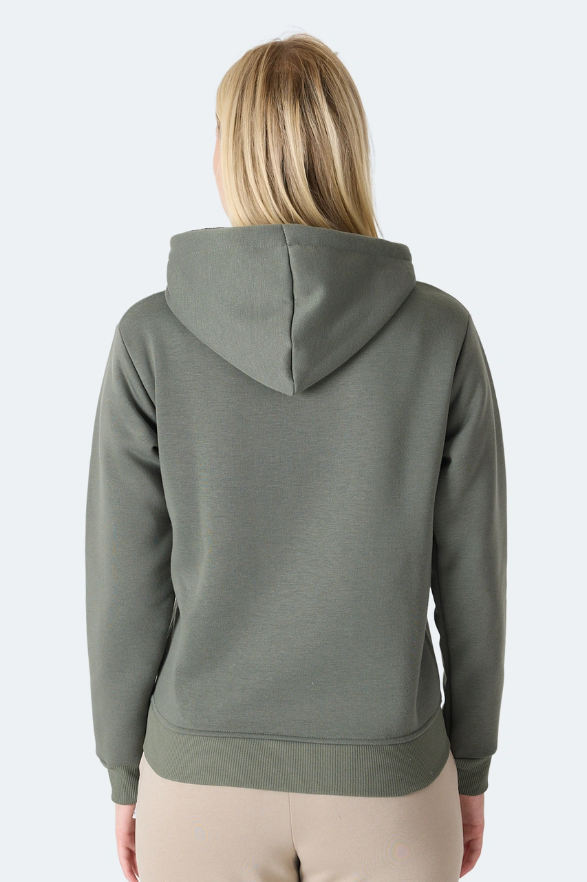 Slazenger Mısty I Kadın Haki Sweatshirt Haki