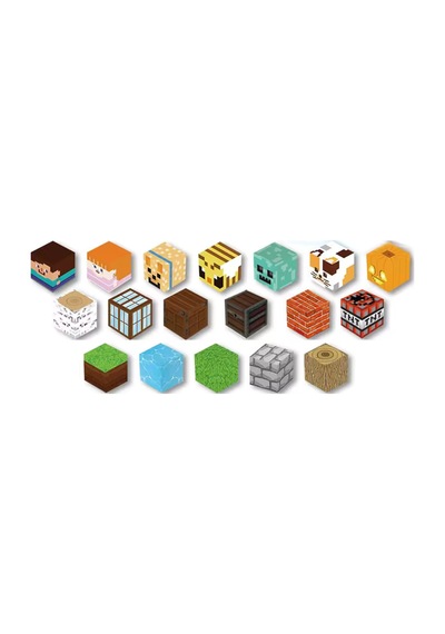 Minecraft Manyetik Küp Blok Orman Temalı Yapı Taşı 150 Parça