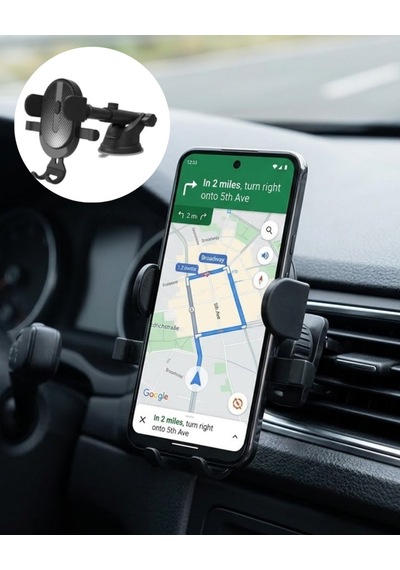 Araç İçi Telefon Tutucu Havalandırma Izgara Telefon Standı Renkli