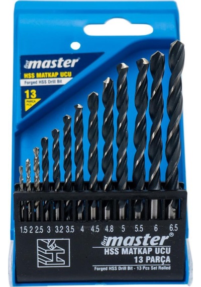 Master 530825 Hss Matkap Ucu Seti 1.5-6.5mm 13 Parça