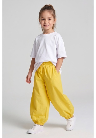 Dmb Kids Kız Çocuk Şalvar Pantolon Dmb-9889 Sarı