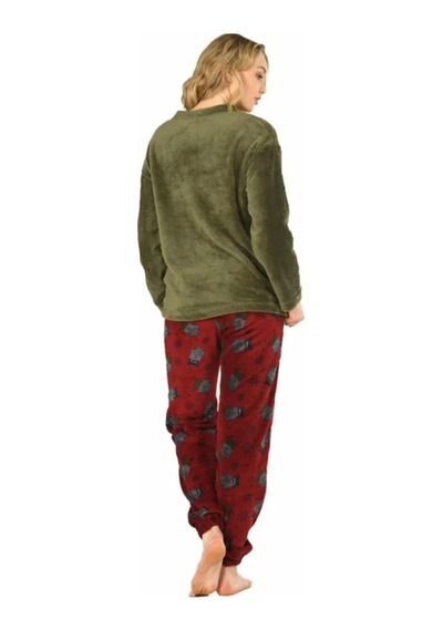 Jiber Kadın Welsoft Kışlık Pijama Takımı 3917 - 1 Adet 001