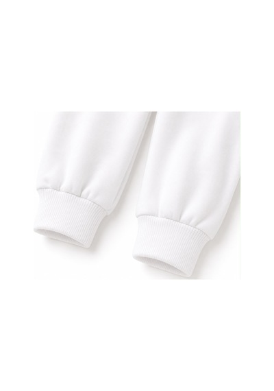 H&c Coolboy H&c %100 Pamuk Penye Bebek Tek Alt Pantalon 0-36 Ay Beyaz