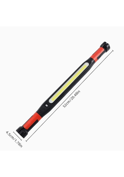 Gold Silver Gs-2080 40w 4000 Lümen Mıknatıslı Şarjlı Led Çalışma Kamp Outdoor Acil Durum Ve Tamir Lambası Siyah
