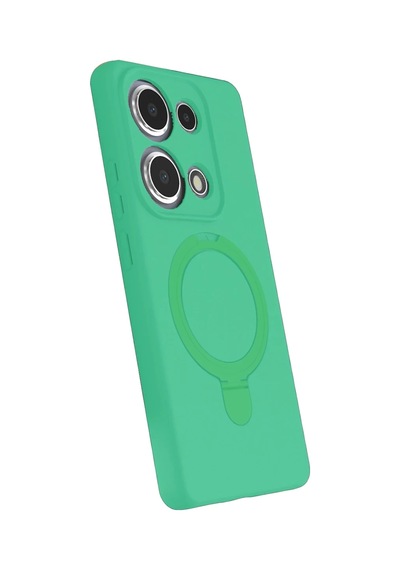 Xiaomi Redmi Note 13 Pro 4g Uyumlu Regal Magsafe Standlı Kapak - Yeşil