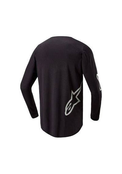 Alpinestars Fluid Graphite Off-road Motosiklet Jerseyi Siyah Gümüş