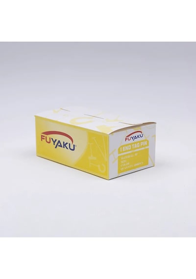 Fuyaku 7 Mm I-end Mikro İnce Fine Kılçık Etiketleme Plastiği Siyah 10.000 Adet