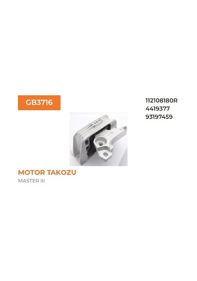 Motor Takozu Sağ Master Iıı Movano B 2.3dcı 1