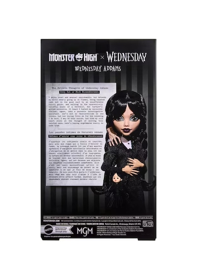 Monster High X Wednesday Sezon 2 Wednesday Addams Bebek