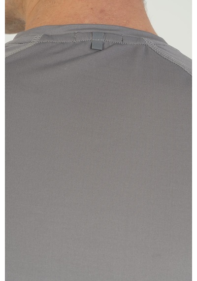 Maraton Regular Erkek Bisiklet Yaka Gri T-shirt Gri