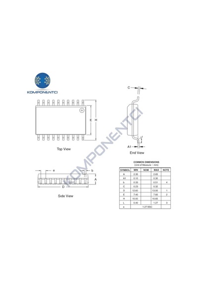At89c2051-24su Mikrodenetleyici Soic-20