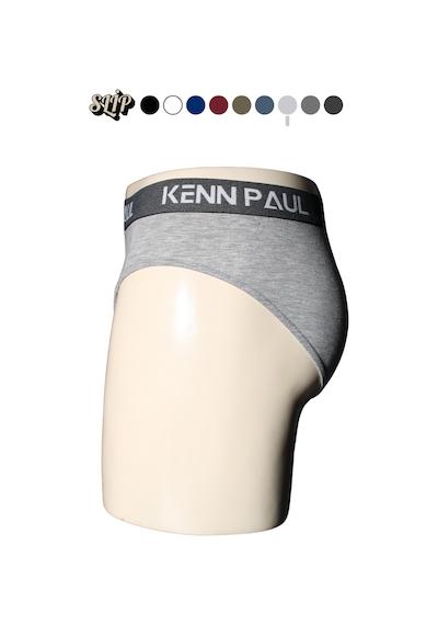 Kp Erkek Düz Pamuklu Gri Boxer Slip Boxer Gri