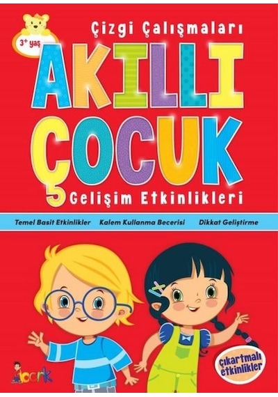 Akıllı Çocuk - Çizgi Çalışmaları - Gelişim Etkinlikleri- Bıcırık Yayınları