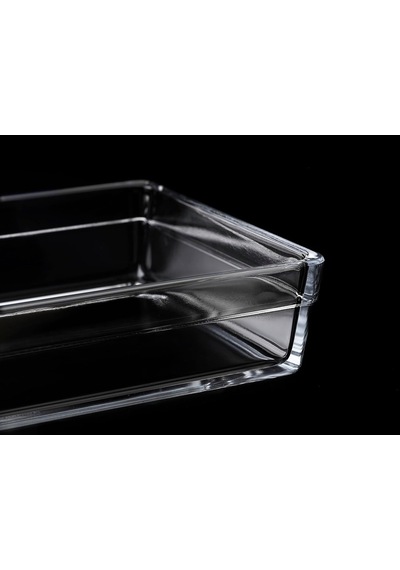 Paşabahçe Borcam Premium Dikdörtgen Tepsi, 20 Cm X 29 Cm, Şeffaf, 2.5 Litre Diğer