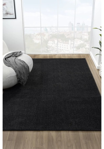 Seyran Halı Puffy 1001 Antrasit Polyester Yolluk