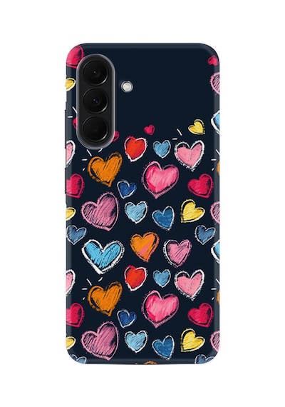 Samsung Galaxy Uyumlu A37 Sm-a376b Kılıf Boutique Baskılı Resimli Boyama Kalpler Pcode -019