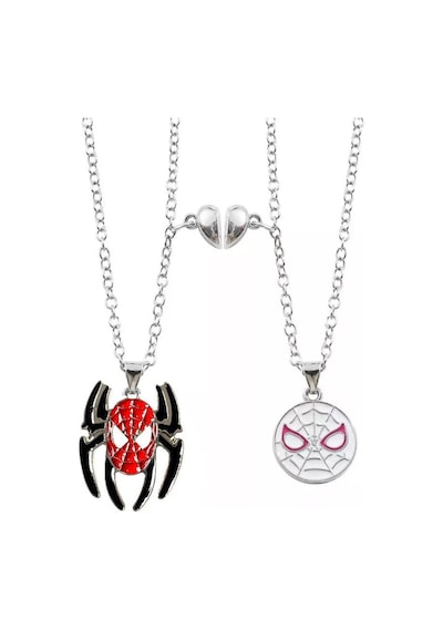 Spiderman & Gwen Relationship Mıknatıslı Kalp Detaylı İkili Sevgi Çok REnkli