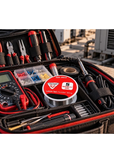 Real Özs Profesyonel Lehim Teli 5 Kanallı 025-2603 Solder Wire Elektronik Devre Kartı Kablo Tamiri, Hobi, Atölye, Te
