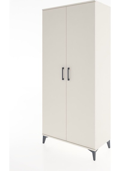 Hyperion Dolap 3 Raflı 2 Kapaklı Tek Askılı 88x44x195 Aytaşı-... Aytaşı