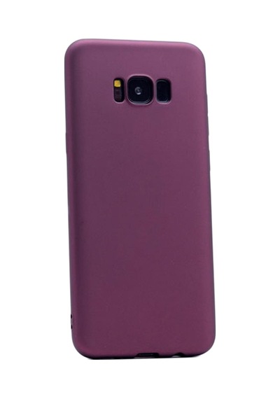 Samsung Galaxy Uyumlu S8 Kılıf Silikon Mat Renkli Kılıf Prem