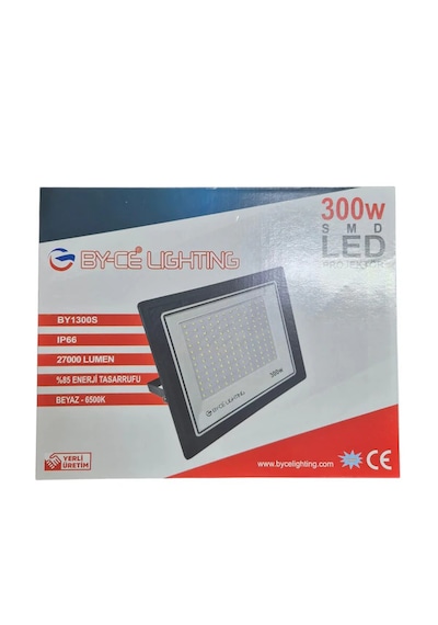 Byce Lighting 300w Beyaz Işık Led Projektör 1 Adet