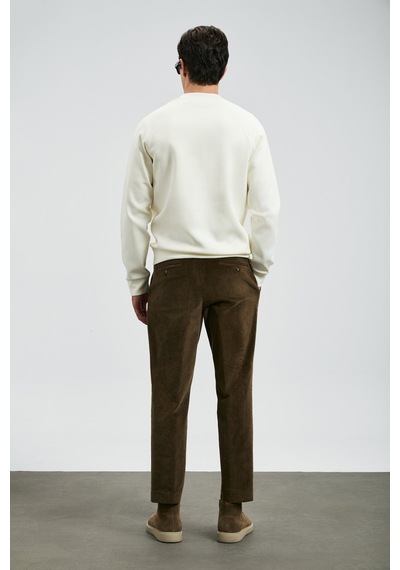 Lufian Grant Erkek Sweatshirt 112030179 Ekru