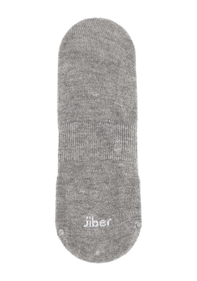 Jiber Erkek Bambu Babet Çorap 7001- 12 Adet Gri Melanj