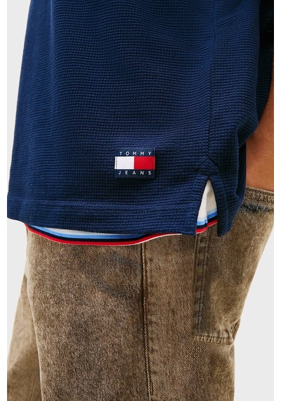 Tommy Jeans Erkek Polo Yaka T Shirt Dm0dm22703 C1g Lacivert Lacivert