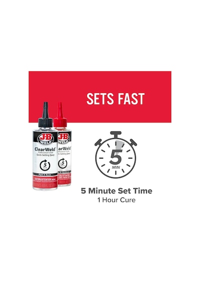 Jb Clearweld Pro Size Şeffaf 200g Çoğu Yüzeyde Etkili Kalıcı Etkili Epoksi Yapıştırıcı