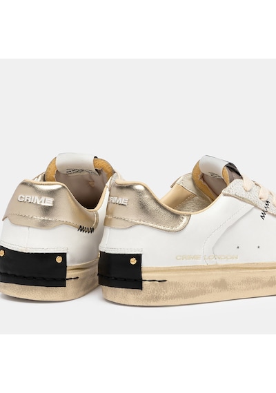 Sneaker Kadın 29070pp8.10 Crime London Dıstressed 10/c08l White Beyaz