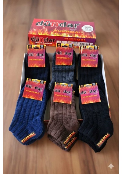 Unisex Havlu Thermal Patik Çorap, Dikişsiz/soft Yıkama/kokulu Asorti 12'li Paket 36-40 Set 1 Unisex Havlu Thermal Patik Çorap, Dikişsiz/soft Yıkama/kokulu Asorti 12'li Paket 36-40 Set 1