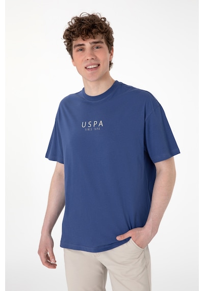 U.S. Polo Assn. Erkek Oversize Fit Bisiklet Yaka Açık Lacivert Tişört 50299543-VR059 U.S. Polo Assn. Erkek Oversize Fit Bisiklet Yaka Açık Lacivert Tişört 50299543-VR059