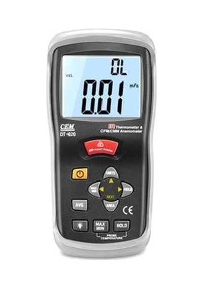 Cem Dt-620 Cfm/cmm Kızılötesi Termometre Ve Anemometre