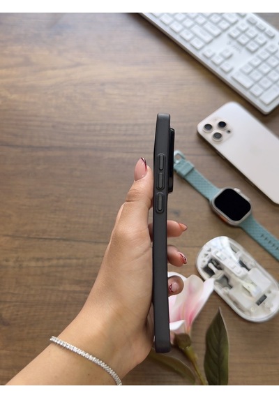 Redmi Note 13 Pro 4g Uyumlu Süper İnce Mat Ultra Thin Silikon Kılıf Siyah