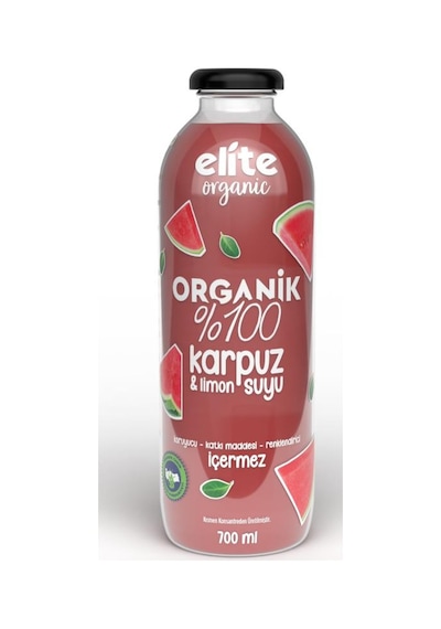Elite Naturel Organik %100 Karpuz & Limon Suyu 700 Ml