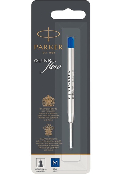Parker 1950371 Quinkflow Tükenmez Kalem Yedeği, Orta Kalınlıkta U Çok Renkli